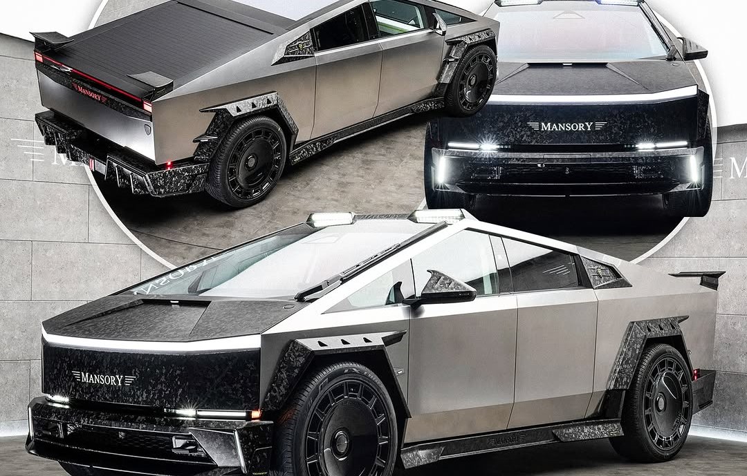 Mansory Elongation: Carbon Fiber Revolutionizes Tesla Cybertruck - Unveiling the Future of Electric Luxury