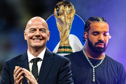 FIFA World Cup 2026 Halftime Show with Drake, Super Bowl Style Entertainment, Global Football Event.