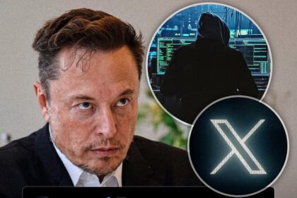 Elon Musk tweeting from his official account about the cyberattack on Platform X, with a focus on user safety and platform security.