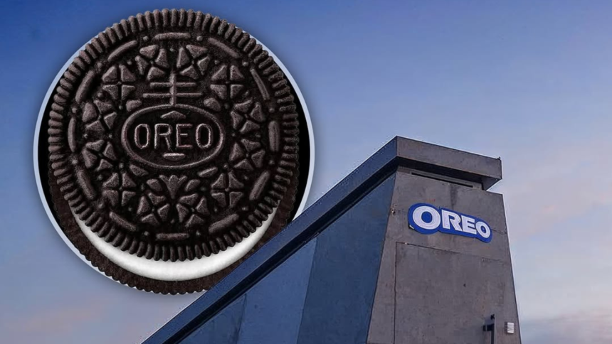 Oreo Doomsday Bunker: Image of an Oreo cookie in a secure arctic bunker.