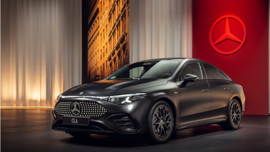 Sleek 2026 Mercedes-Benz CLA with its distinctive design